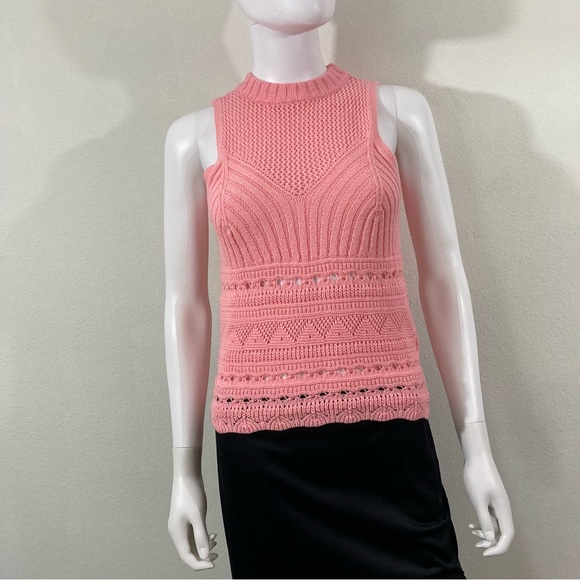 Zara Pink Sweater Top Size Small - Picture 3 of 9